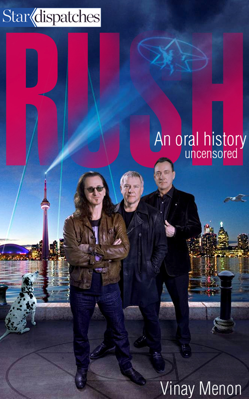 rush band magazine cover photo